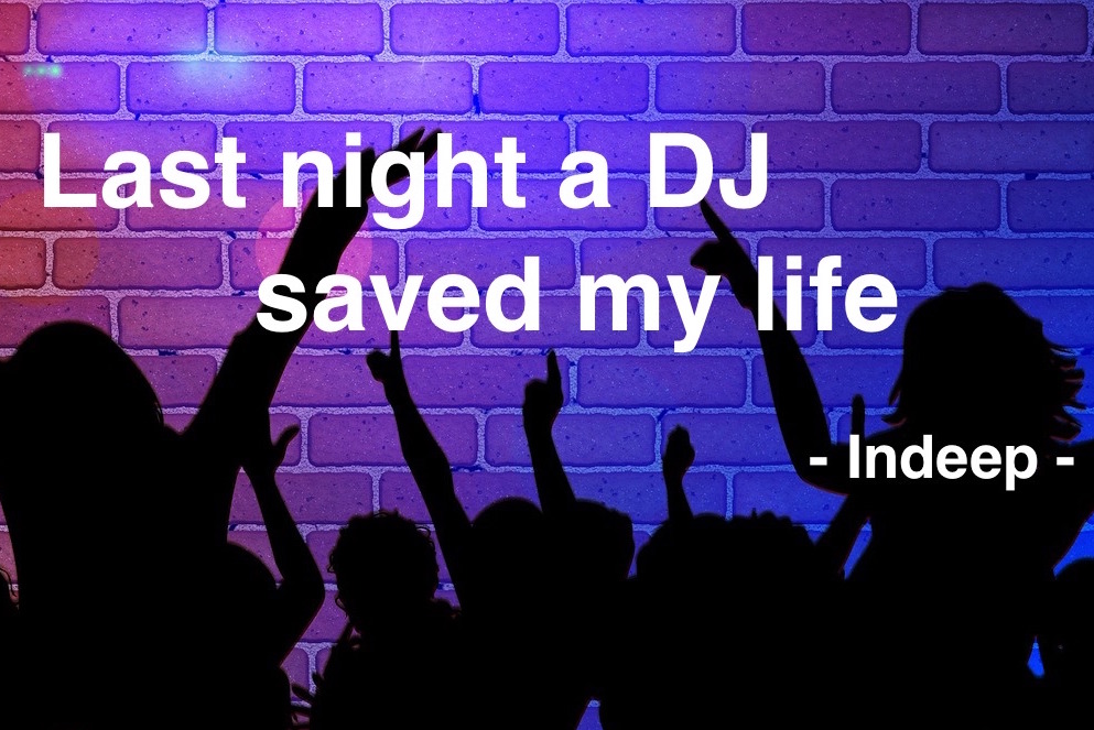 Comment jouer Last night a DJ saved my life à la basse